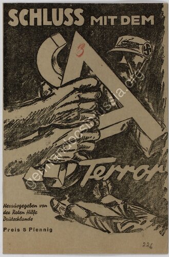 Schluss mit dem SA Terror