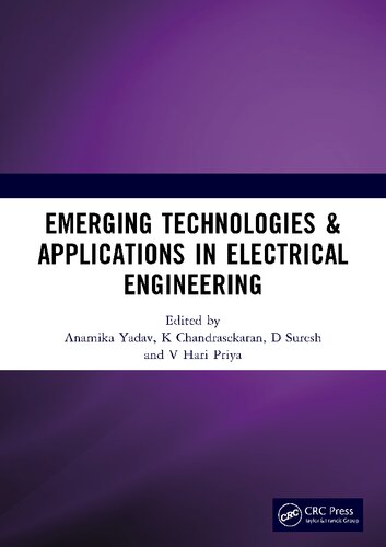 Emerging Technologies and Applications in Electrical Engineering