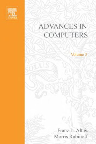 Advances in Computers, Vol. 3