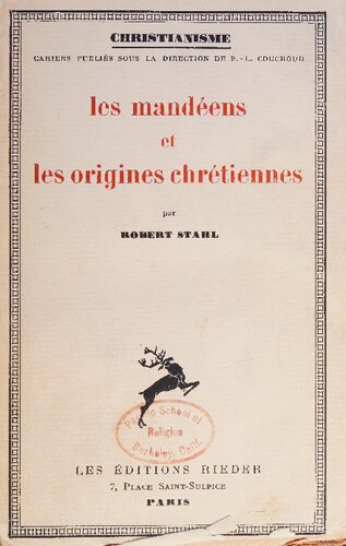 Les Mandéens et les origines chrétiennes