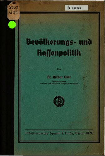 Bevölkerungs- und Rassenpolitik