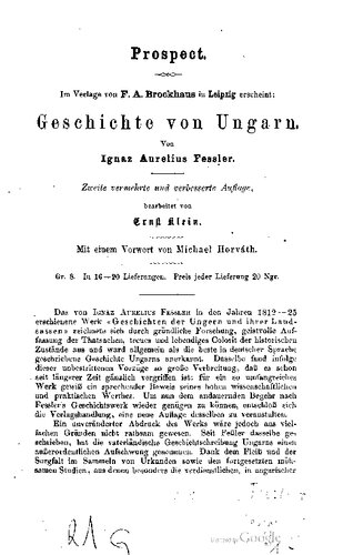 Die Urgeschichte und die Zeit der Herzoge und Könige aus Árpad's Stamme bis 1301
