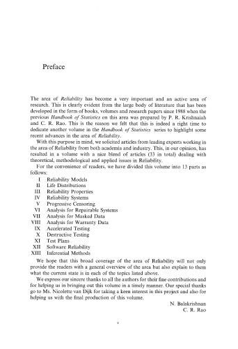 Advances in Reliability