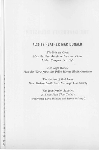 The diversity delusion : how race and gender pandering corrupt the university and undermine our culture
