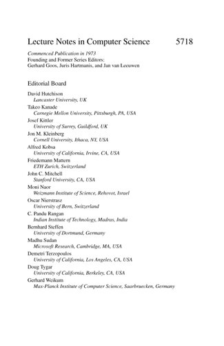 Computational Forensics: Third International Workshop, IWCF 2009, The Hague, The Netherlands, August 13-14, 2009, Proceedings (Lecture Notes in Computer Science, 5718)