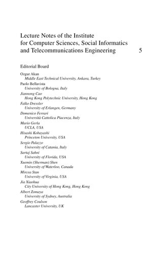 Complex Sciences: First International Conference, Complex 2009, Shanghai, China, February 23-25, 2009. Revised Selcted Papers, Part II (Lecture Notes ... and Telecommunications Engineering, 5)