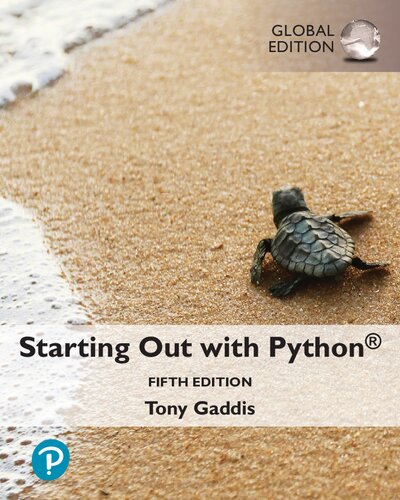 Starting Out with Python [Global Edition]