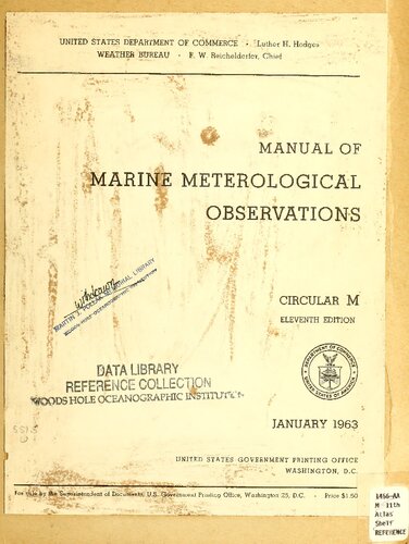 Manual of Marine Meteorological Observations