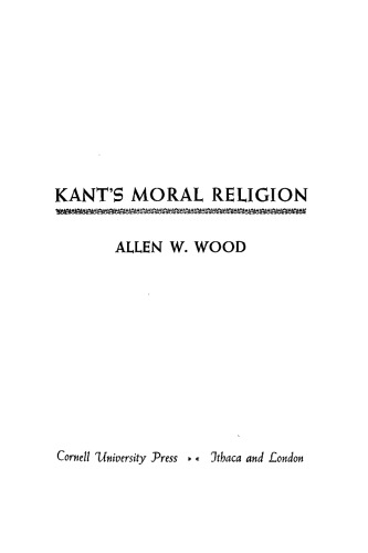 Kant's Moral Religion