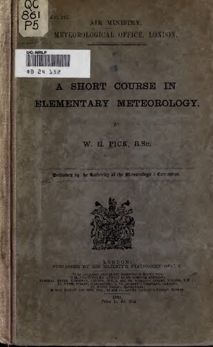 A Short Course in Elementary Meteorology