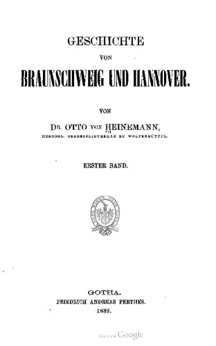 Geschichte von Braunschweig und Hannover