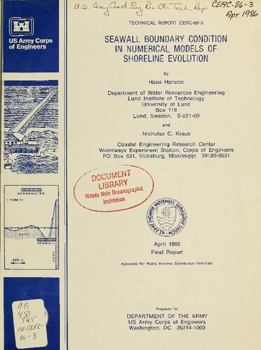 Seawall Boundary Condition in Numerical Models of Shoreline Evolution