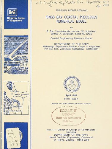 Kings Bay Coastal Processes Numerical Model