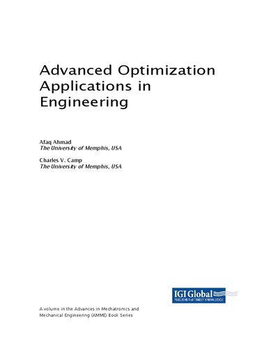 Advanced Optimization Applications in Engineering