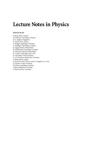 The Euroschool Lectures on Physics with Exotic Beams, Vol. I (Lecture Notes in Physics, 651)