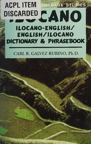Ilocano-English, English-Ilocano dictionary and phrasebook