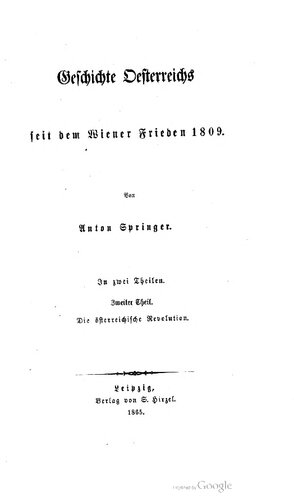 Die österreichische Revolution