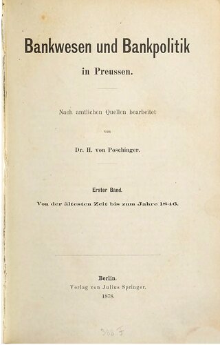 Von den ältesten Zeiten bis zum Jahre 1846