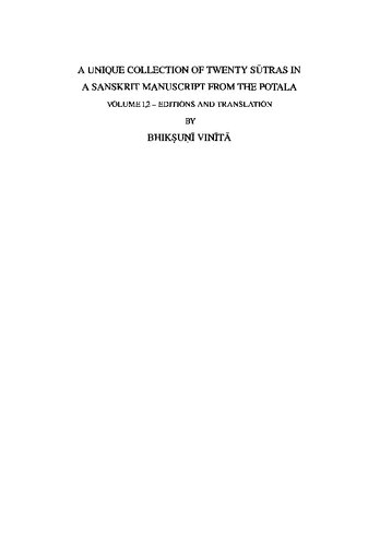 A Unique Collection of Twenty Sūtras in a Sanskrit Manuscript from the Potala