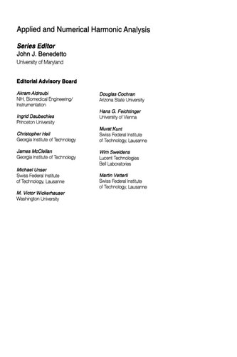 Transforms and Fast Algorithms for Signal Analysis and Representations (Applied and Numerical Harmonic Analysis)