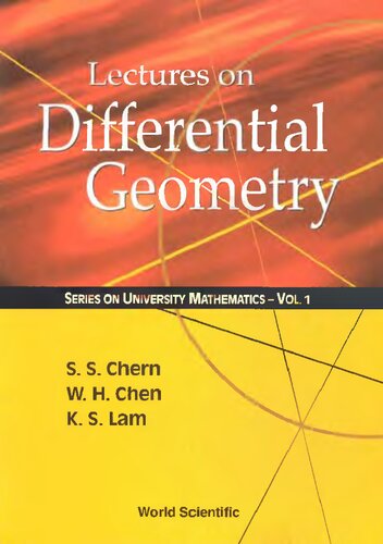 Lectures On Differential Geometry (University Mathematics)