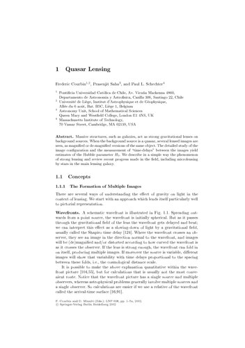 Gravitational Lensing: An Astrophysical Tool (Lecture Notes in Physics, 608)