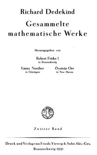 Gesammelte mathematische Werke 2
