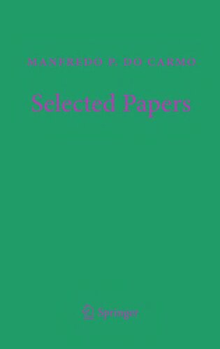 Manfredo P. do Carmo – Selected Papers
