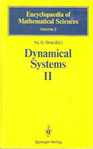 Dynamical Systems II: Ergodic Theory with Applications to Dynamical Systems and Statistical Mechanics