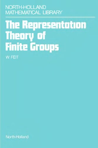 The Representation Theory of Finite Groups (Volume 2) (North-Holland Mathematical Library, Volume 2)