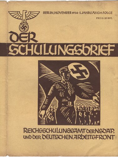 NSDAP Schulungsbrief 1934