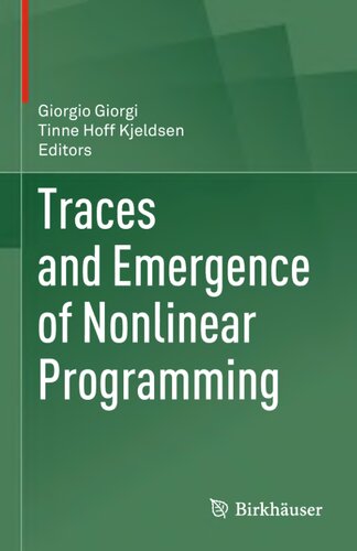 Traces and Emergence of Nonlinear Programming
