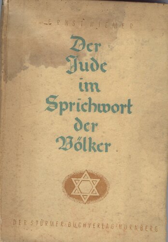 Der Jude im Sprichwort der Völker
