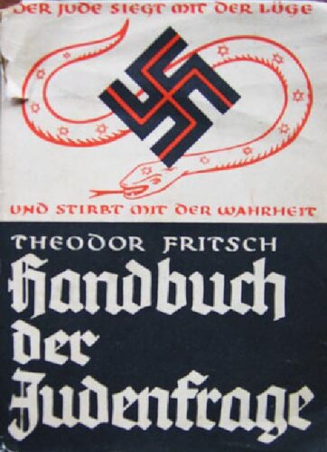 Fritsch Theodor - Handbuch der Judenfrage