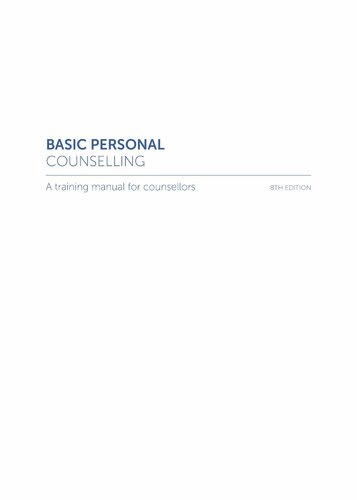 Basic Personal Counselling: A Training Manual for Counsellors