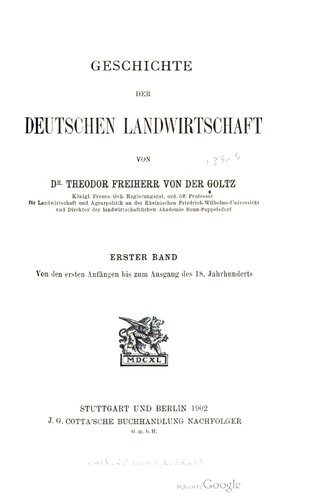 Von den ersten Anfängen bis zum Ausgang des 18. Jahrhunderts