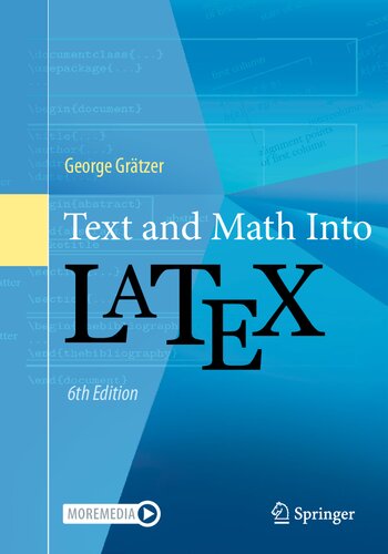 Text and Math Into LaTeX