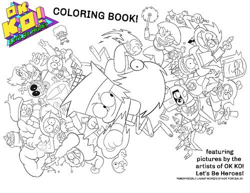 OK KO! Coloring Book