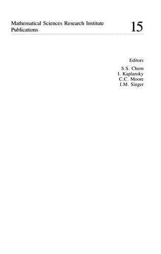 Commutative Algebra: Proceedings of a Microprogram Held June 15–July 2, 1987 (Mathematical Sciences Research Institute Publications, 15)
