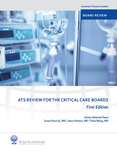 ATS Review for the Critical Care Boards (NOT question bank)
