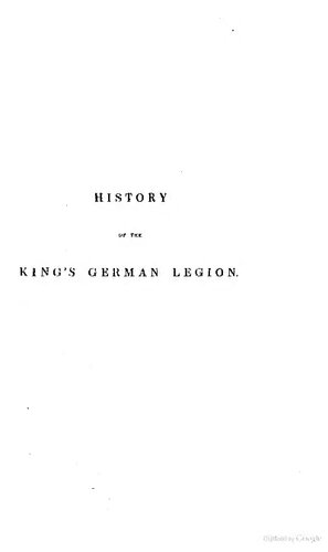History of the King's German Legion
