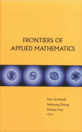 Frontiers of Applied Mathematics - Proceedings of the 2nd International Symposium
