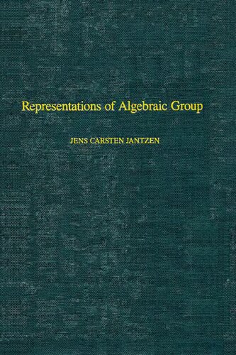 Representations of algebraic groups, Volume 131 (Pure and Applied Mathematics)
