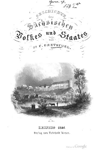 Geschichte des Sächsischen Volkes und Staates