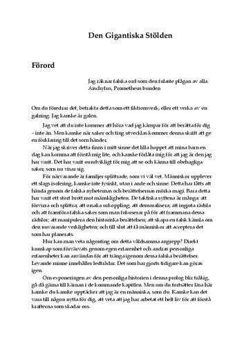 Den gigantiska Stolden. The Great Taking