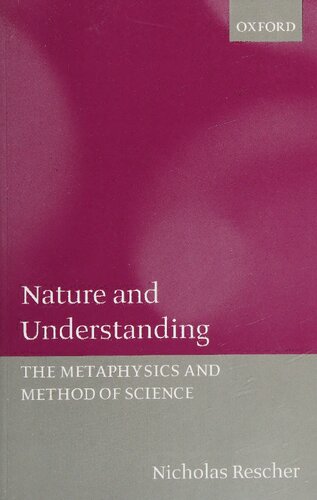 Nature and Understanding: The Metaphysics and Methods of Science