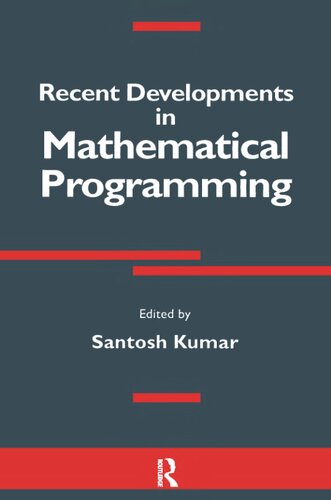Recent Developments in Mathematical Programming: On behalf of the Australian Society for Operations Research