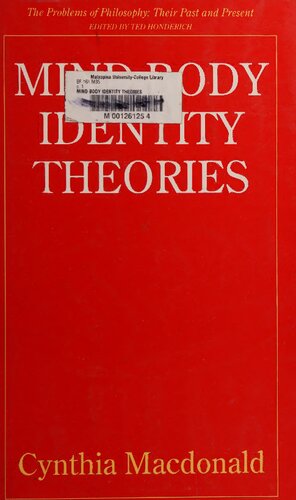 Mind-Body Identity Theories