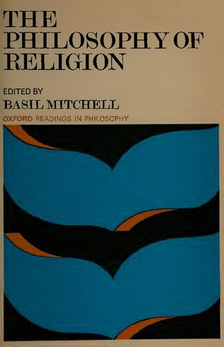 The Philosophy of Religion