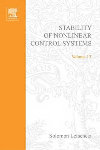Stability of Nonlinear Control Systems (Mathematics in Science and Engineering)